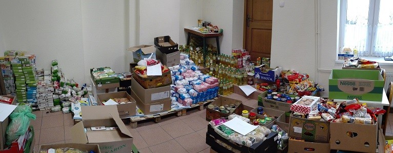ZBIÓRKA ŻYWNOŚCI - PODSUMOWANIE, PODZIĘKOWANIE